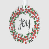 Waterverf Holiday Ornament (voorkant)