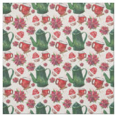 waterverf Holiday Tea Party Stof (Swatch)