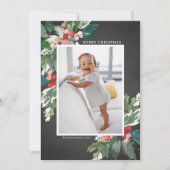 Waterverf Hollies Chalkboard Kerst (Voorkant)