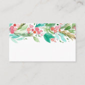 Waterverf Holly Berry Foliage | Vakantie Plaatskaartje (Voorkant)