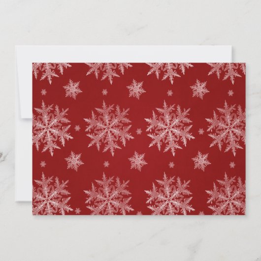 Waterverf Holly Berry Groene receptie Kaart (Achterkant)