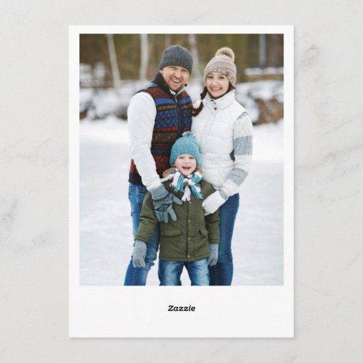 Waterverf Holly Berry-kerstboomgroet Feestdagenkaart (Achterkant)