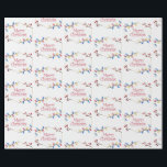 Waterverf Holly Berry Merry Christmas Wrapping P Cadeaupapier<br><div class="desc">Waterverf Holly Berry kerst</div>