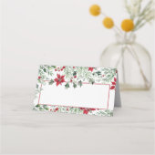 Waterverf Holly Christmas Plaatskaartje (Voorkant)