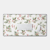 Waterverf Holly en bessen Bureaumat (Keyboard & Muis)