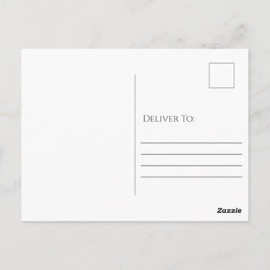 Waterverf Holly en bessen vrolijk kerstfeest Briefkaart (Achterkant)