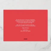 Waterverf Holly en Greenery Prettige feestdagen (Achterkant)