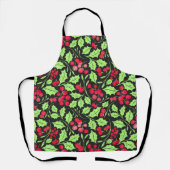 Waterverf Holly en vertrekt Schort (Voorkant)