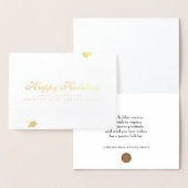 Waterverf Holly Foliage | Groeten van het seizoen Folie Kaarten (Display)