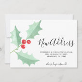 Waterverf Holly New Address Moving Announge (Voorkant)