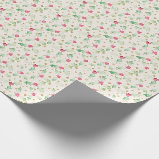 Waterverf Holly op papier (Hoek)