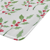 Waterverf Holly Sprigs Pattern Snijplank (Hoek)