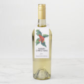 Waterverf Holly vertrekt uit kerststal Flessenhanger (Op fles)