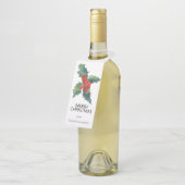 Waterverf Holly vertrekt uit kerststal Flessenhanger (Schuin)