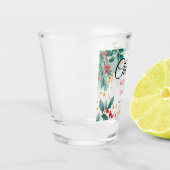 Waterverf Holly Wedding Christmas Shot Glass Shot Glas (Links)