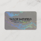 Waterverf holografisch visitekaartje (Voorkant)