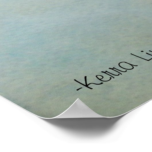 Waterverf Homeless Vietnam Veteran Soldaat Poster (Hoek)