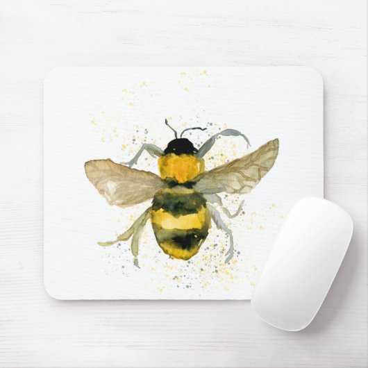 Waterverf hommel muismat (Met muis)