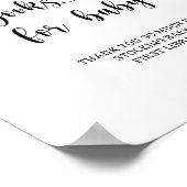 Waterverf hommels, boeken voor baby poster (Hoek)