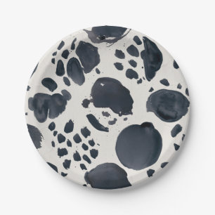 Waterverf Hond Dalmatische Dierenprint Stippen Papieren Bordje