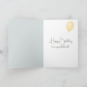 Waterverf hond in madeliefjes voor de verjaardag kaart (Binnen)