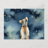 Waterverf Hond Voor Grooming Spa Briefkaart (Voorkant)