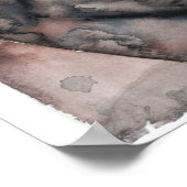 Waterverf Honda Fury Motorcycle door Jamie Hansen Poster (Hoek)