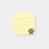 Waterverf Hondenliefhebber gevoerd 3x3 Post-it® Notes (Voorkant)