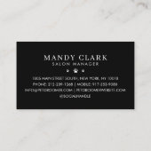 Waterverf Hondenrassen Pet Care & Grooming Loyalty Visitekaartje (Achterkant)