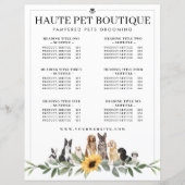 Waterverf Hondenrassen Pet Care-kosten (Voorkant)