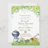 Waterverf Honey Do Baby shower Kaart (Voorkant)