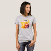 Waterverf Honey en Apple Shana Tova T-shirt (Voorkant volledig)