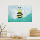 Waterverf Honeybee Print (Keuken)