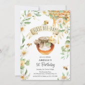 Waterverf Honing eerste dag eerste dag van de eers Kaart (Voorkant)