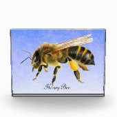 Waterverf honingbijen Fotoblok schilderen (Voorkant)