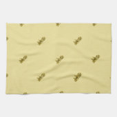 Waterverf honingbijen theedoek (Horizontaal)