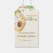 Waterverf Honingraten Bumble Bee Baby shower Cadeaulabel (Voorkant)