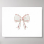 Waterverf honkbal boog poster (Voorkant)