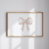 Waterverf  honkbal boog poster