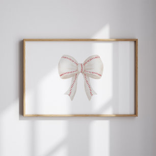 Waterverf honkbal boog poster