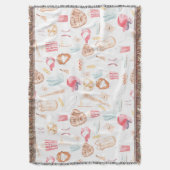 Waterverf honkbal deken (Voorkant Verticaal)