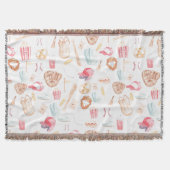 Waterverf honkbal deken (Voorkant)