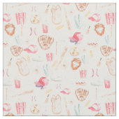 Waterverf honkbal stof (Close Up)