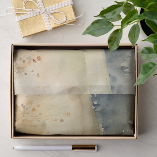  Waterverf Hoogland Kalf decoupage 10"x15" Tissuepapier (Geschenk)