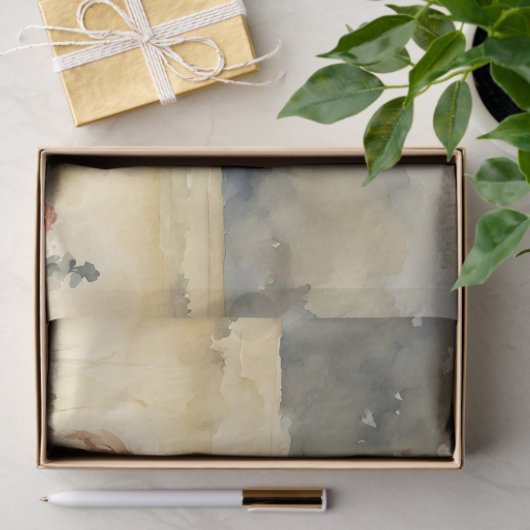  Waterverf Hoogland Kalf decoupage 10"x15" Tissuepapier (Geschenk)