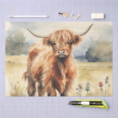  Waterverf Hoogland Kalf decoupage 10"x15" Tissuepapier (Craft)