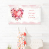 Waterverf Hoorst Kleine Lieverd Baby shower Spandoek (Insitu)