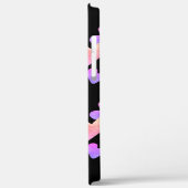 Waterverf Hoorst Paarse roze gebundelde monogramme Case-Mate iPhone Case (Achterkant / Links)