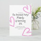 Waterverf Hoorst Stempel Weer Liefde Dag Kaart (Staand voorkant)