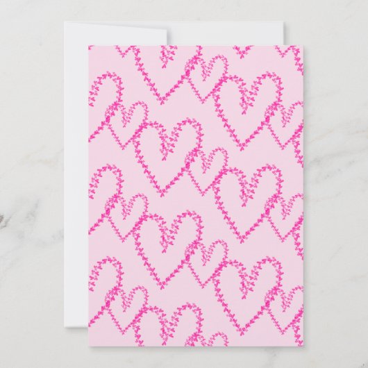 Waterverf Hoorst Stempel Weer Liefde Dag Kaart (Achterkant)